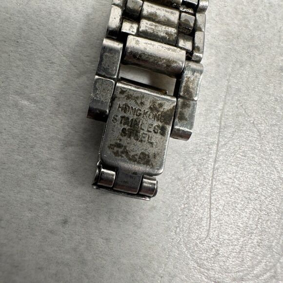 Caravelle Bulova Watch Womens 25mm Date White Dial Two Tone 6.75" New Battery - Picture 10 of 12